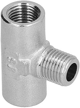 Válvula de suporte de 3 via fafey, acessórios de compressor de ar de aço inoxidável, ajuste de splicer