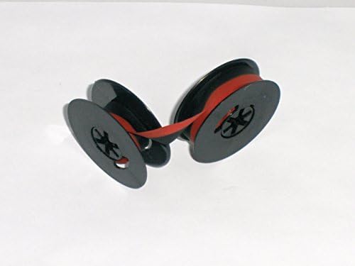 Smith Corona Dypwriter Ribbon Black and Red Ink Twin Spool