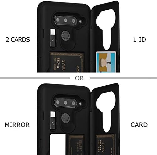 Toru CX Pro Case para LG V40 ThinQ, com suporte de cartão | Tampa de proteção esbelta com cartões