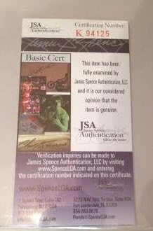 Cartão de índice assinado Stan Musial com inscrição emoldurada com fotografia