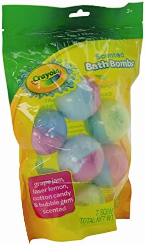 Crayola colorida Bombas de banho perfumadas 7ct