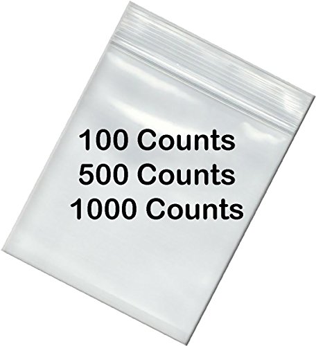 Canto bny 2 mil 5x10 Bolsas de armazenamento reclosáveis ​​de zíper de plástico transparente 5 x 10 - 1000 contagens