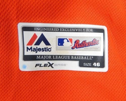 Miami Marlins Tyler Kinley 83 Game usou Orange Jersey DP13660 - Jerseys de MLB usados ​​para jogo MLB