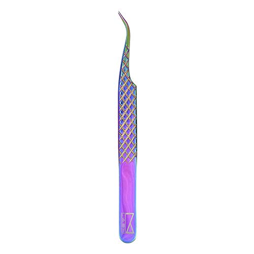 M LASH - Tweezer de cílios de aço japonês Diamond Grip para extensões de cílios