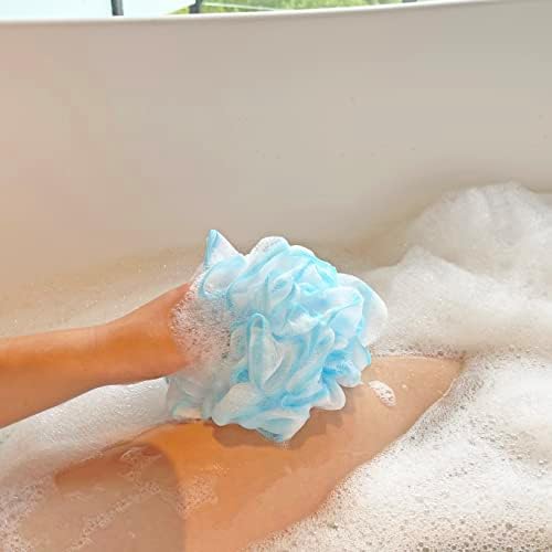 Banheira esponja chuveiro bola de bola 75g/pcs para lavagem corporal banheiro masculino- Conjunto de 4