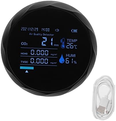 Monitor de CO2, detector de CO2 Anti -interferência 7 em 1 precisão para interno