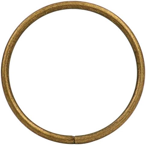 Bronze de metal genérico Tamanho grande fivela de anel anular 3 DIA DIA DIA PACK ANEL Strap Keeper