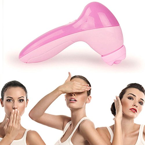 Hiibaby Fashion Face Cleanser 6 em 1 Instrumento de beleza facial Face Massager Cuidado de beleza