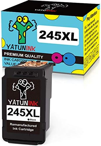 Yatunink Remanufacused Cartiding Replacements para Canon PG-245XL 245 XL 245xl PG-243 CARTRIGE DE TIXA
