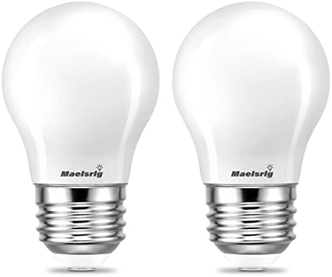 Maelsrlg 2W LED Bulbo equivalente a 25 watts Bulbos, diminuição, branca macia 2700k, base E26, lâmpadas