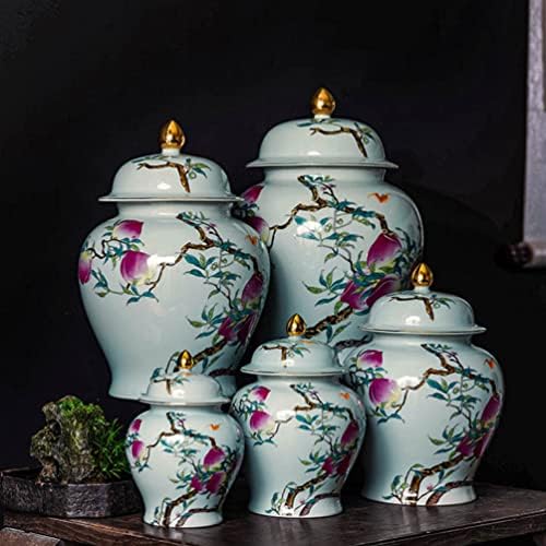 Cabilock Decor vintage Cabilista de chá de porcelana Cerâmica chinesa Cerâmica Recipiente de chá