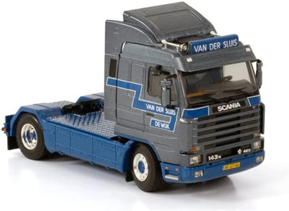 Para WSI for Scania 3 Series Stramine 4x2 para Van der Sluis Transport 1:50 Modelo pré-construído do caminhão Diecast