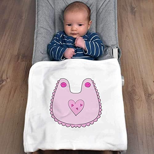 Azeeda 'rosa baby babador' cobertor/xale de bebê