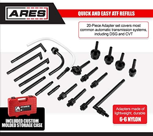 Ares 12026 - Kit de recarga ATF - Bomba manual 6L para fluido de transmissão automática - inclui