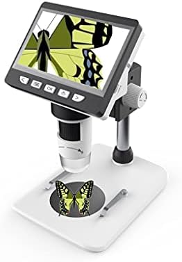 Iuljh Microscópio de Desktop Digital LCD de Iuljh portátil 4,3 polegadas Microscópio biológico eletrônico