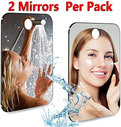 Espelho de chuveiro para barbear espelho de camping à prova de barbear para chuveiro 80% mais barato