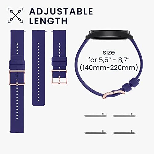 Kwmobile Watch Bands compatíveis com grão polar x/x pro/vantage m/m2 - tiras de 2 faixa de silicone de substituição