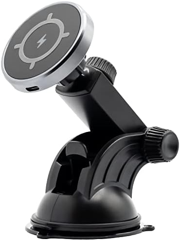 Carregador de montagem de traço magnético Augtronics para iPhone 12 e 13, Pro, Pro Max, Mini
