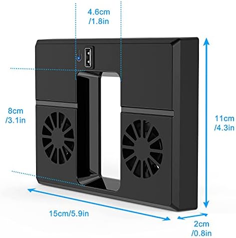 Ventilador de resfriamento para Xbox Series X, sistema de resfriamento de refrigerador USB externo