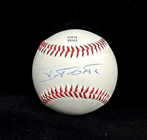 Manny Banuelos assinou a bola de beisebol Atlanta Braves - Bolalls autografados