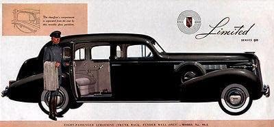 1937 Buick Limousine - ímã de publicidade promocional