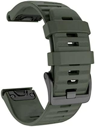 Rorffk 26mm Sport Silicone Watch Bandrap Wristrap for Garmin Fenix ​​6x 6 6s Pro 5x 5 5s mais 3 h 20 mm