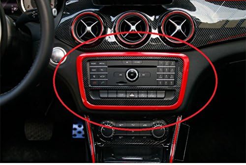 Eppar nova tampa de controle de CD decorativo 1PC para Mercedes Benz A-Class W176 2012-2018 A160 A180 A200 A220