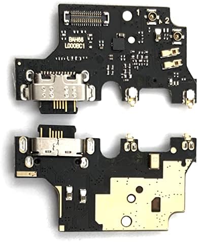 Fainwan carregador USB Carregamento Plug Plug Mic Microfone PCD Placa Flex Conector de cabo Flex Substituição compatível com TCL 10L Lite T770H, T770B, 4187U