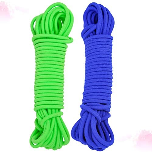 Toyandona 2pcs Elastic Salting Ropes Chinese Scipping Ride Toy Toy Classic Jump Band Game For Childs