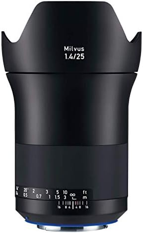 Zeiss Milvus 25mm f/1.4 Lente de câmera de estrutura cheia para Canon EF-Mount Ze, preto