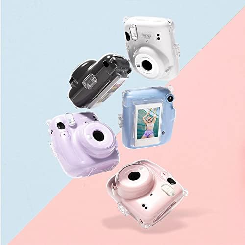 Wogozan Clear Case para Fujifilm Instax Mini 11 Caso de proteção contra câmera instantânea- Atualize de volta
