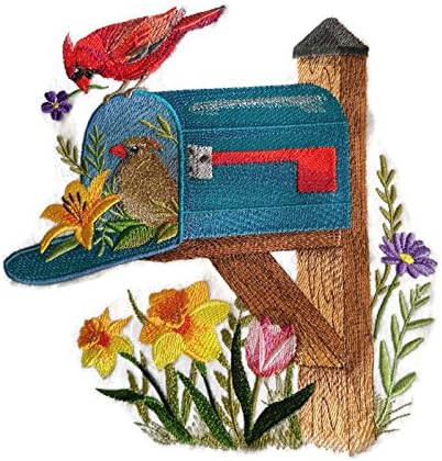 Nature tecedou em fios, Amazing Birds Kingdom [Caixa de Caixa de Correio da Primavera] [Patch personalizado
