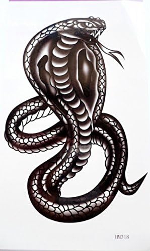 Ggsell King Horse impermeável e suor de tatuagem de padrão de cobra preta para homens