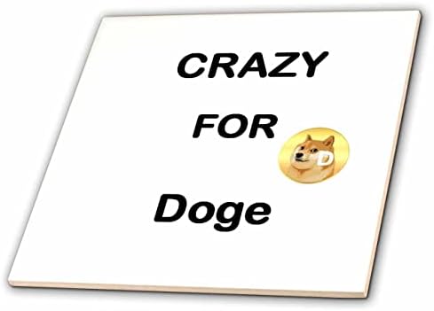 Imagem 3drose de palavras loucas para dogar em letras negras em negrito com símbolo de cachorro - azulejos