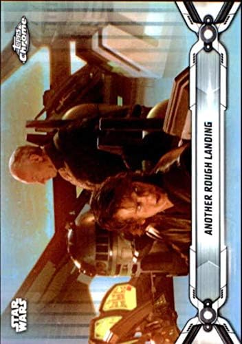 2019 Topps Chrome Star Wars Legacy Refractor 56 Outro cartão de negociação de pouso áspero