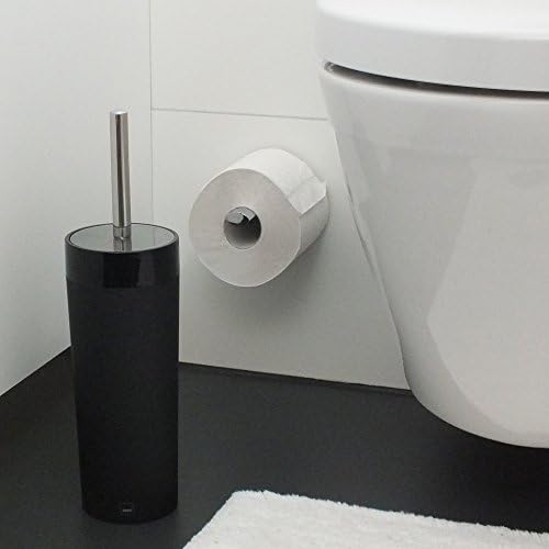 Kela Imara 21739 Conjunto de escovas de vaso sanitário ABS PLÁSTICO PLACK BLACK