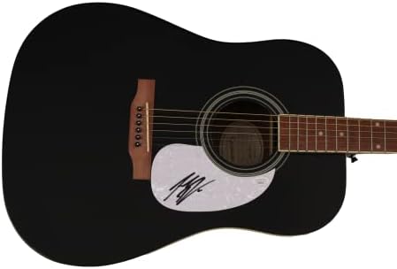 Jordan Davis assinou autógrafo em tamanho grande Gibson Epiphone Guitar