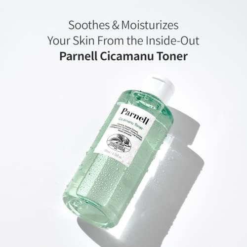 Parnell Cicamanu Toner para pele sensível e seca com Centella Asiatica, Manuka Honey & Pha, Lha,