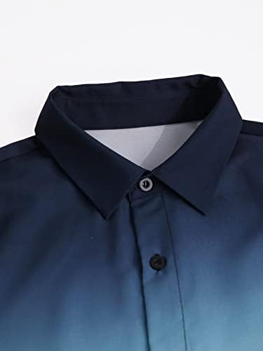 Roupas de duas peças para homens Men ombre Shirt & Letter Graphicstring calça da cintura sem tee