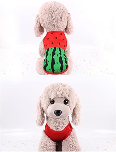 Mgwye Watermelon Dog Mesh Mesh Dog Dog Spring Summer Pet Clothes
