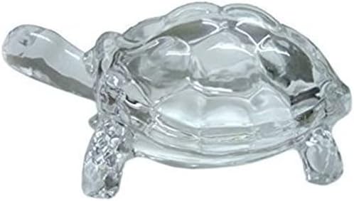 Tartaruga de cristal parampara por boa sorte, três tartarugas