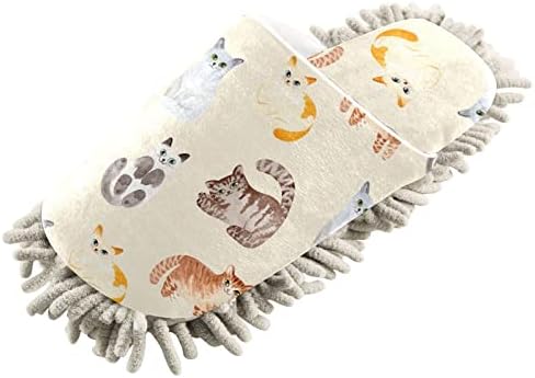 Limpadores de limpeza de microfibra de kigai gatos sorridentes sapatos laváveis ​​sapatos para