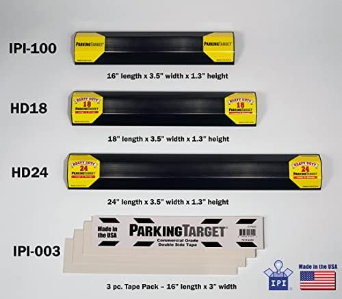 ParkerTarget HD-18 2-PACK: PARTEMENTO DE PARTIMAIS PESADO-Ajuda do estacionamento protege as paredes