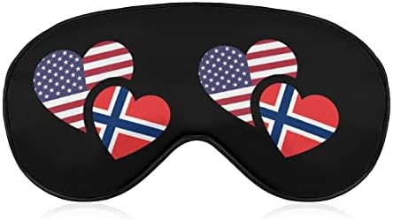 Máscara para os olhos da Noruega dos EUA para Blackout Sleep Blackout Night com cinta ajustável para homens