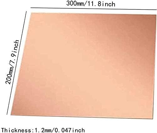 Lieber Iluminação Metal Folha de cobre Placa de cobre roxa 3 tamanhos diferentes para jóias, artesanato,