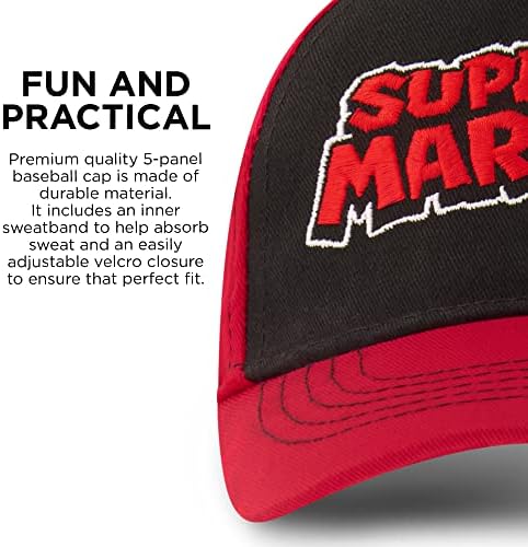 Nintendo Super Mario Boys Hat Baseball Cap 4-7