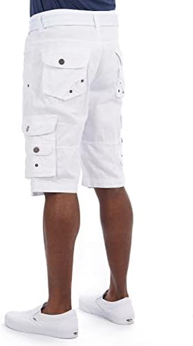 X Ray Mens Tactical Cargo Shorts Camar e cores sólidas de 12,5 da unsam altura do joelho clássico Multi Pocket