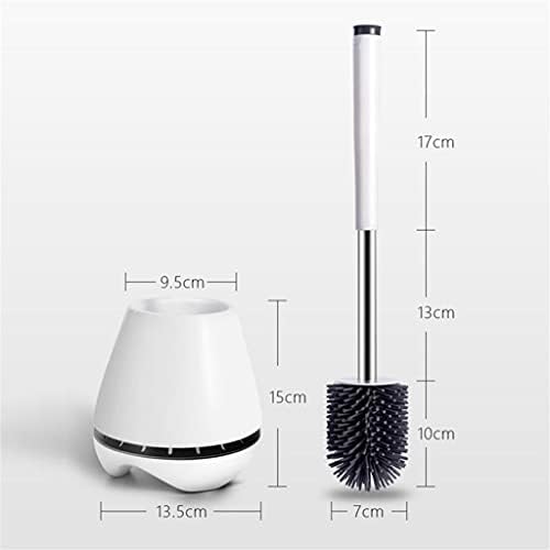 EDOSSA 1PC Aço inoxidável Silicone Heads Brush Toilet Drening Drening Drening Ferramenta Limpeza