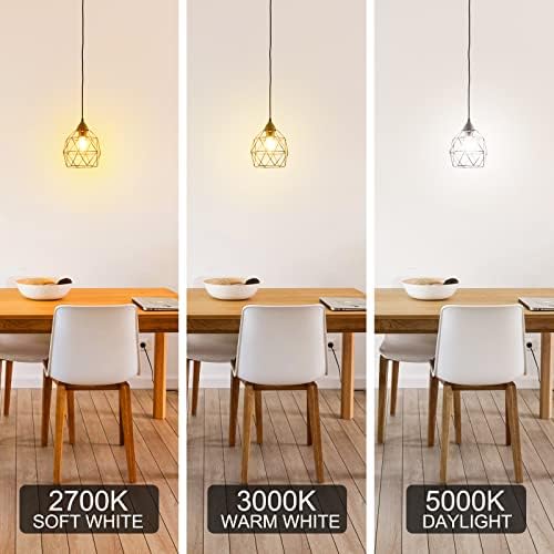 Lâmpadas de filamento de LED diminuídas enérgicas, 8W, 60 watts equivalentes, 3000k branco quente, vidro clássico