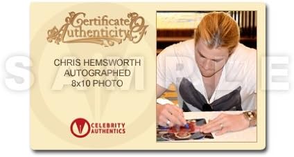 Chris Hemsworth autografou 8x10 James Hunt Rush Photo